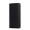 For Samaung Galaxy S22 Ultra 5G Pure Color Magnetic Horizontal Flip Leather Case with Holder & Card Slot & Wallet(Black)