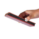 For Samaung Galaxy S22 Ultra 5G Pure Color Magnetic Horizontal Flip Leather Case with Holder & Card Slot & Wallet(Brown)