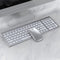 109 Three-mode Wireless Bluetooth Keyboard Mouse Set(Silver)