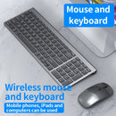 109 Three-mode Wireless Bluetooth Keyboard Mouse Set(Black)