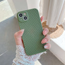Shockproof Hollow Breathe Protective Case For iPhone 13 Pro Max(Green)