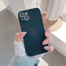 Shockproof Hollow Breathe Protective Case For iPhone 13 Pro Max(Black)