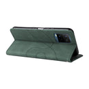 For vivo Y21 2020/Y21s/Y33s Dual-color Splicing Horizontal Flip PU Leather Case with Holder & Card Slots & Wallet(Green)