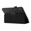 Litchi Texture Horizontal Flip PU Leather Tablet Case with Holder For iPad mini 6(Black)