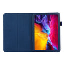 Litchi Texture Horizontal Flip PU Leather Tablet Case with Holder For iPad mini 6(Dark Blue)