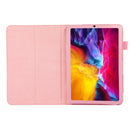 Litchi Texture Horizontal Flip PU Leather Tablet Case with Holder For iPad mini 6(Pink)