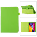 Litchi Texture Horizontal Flip PU Leather Tablet Case with Holder For iPad mini 6(Green)