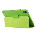 Litchi Texture Horizontal Flip PU Leather Tablet Case with Holder For iPad mini 6(Green)