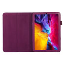 Litchi Texture Horizontal Flip PU Leather Tablet Case with Holder For iPad mini 6(Purple)
