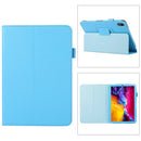 Litchi Texture Horizontal Flip PU Leather Tablet Case with Holder For iPad mini 6(Baby Blue)