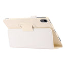 Litchi Texture Horizontal Flip PU Leather Tablet Case with Holder For iPad mini 6(White)