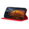 For Samsung Galaxy S22 5G Magnetic Crazy Horse Texture Horizontal Flip Leather Case with Holder & Card Slots & Wallet(Red)