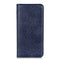 For Samsung Galaxy S22 5G Magnetic Crazy Horse Texture Horizontal Flip Leather Case with Holder & Card Slots & Wallet(Blue)