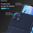 For Motorola Moto G50 5G Thunderbolt Shockproof TPU Protective Soft Case(Blue)