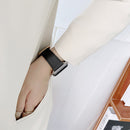 Classic Buckle Leather Watch Band For Apple Watch Series 7 41mm / 6&SE&5&4 40mm / 3&2&1 38mm(Pink)