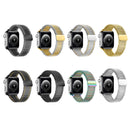 Chain Loop Steel Watch Band For Apple Watch Series 7 45mm / 6&SE&5&4 44mm / 3&2&1 42mm(Colorful)