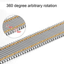 Chain Loop Steel Watch Band For Apple Watch Series 7 45mm / 6&SE&5&4 44mm / 3&2&1 42mm (Gold)