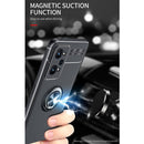 For OPPO Realme GT Neo2 Metal Ring Holder 360 Degree Rotating TPU Phone Case(Black+Rose Gold)