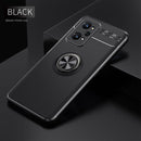 For OPPO Realme GT Neo2 Metal Ring Holder 360 Degree Rotating TPU Phone Case(Black)