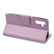 For Samsung Galaxy A13 5G Butterfly Flower Pattern Horizontal Flip Leather Phone Case with Card Slot & Holder(Light Purple)