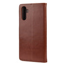 For Samsung Galaxy A13 5G Butterfly Flower Pattern Horizontal Flip Leather Phone Case with Card Slot & Holder(Brown)