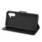 For Samsung Galaxy A13 5G Butterfly Flower Pattern Horizontal Flip Leather Phone Case with Card Slot & Holder(Black)