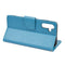 For Samsung Galaxy A13 5G Butterfly Flower Pattern Horizontal Flip Leather Phone Case with Card Slot & Holder(Blue)