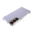 For Samsung Galaxy S22 5G Shockproof Non-slip Waterproof Thickening TPU Protective Case (Transparent)