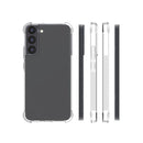 For Samsung Galaxy S22+ 5G Shockproof Non-slip Waterproof Thickening TPU Protective Case (Transparent)