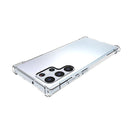 For Samsung Galaxy S22 Ultra 5G Shockproof Non-slip Waterproof Thickening TPU Protective Case (Transparent)