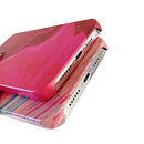 Marble Shockproof PC Phone Case For iPhone 13 mini(Red)
