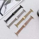 V-shaped Buckle Small Waist Steel Watch Band For Apple Watch Series 7 45mm / 6&SE&5&4 44mm / 3&2&1 42mm(Gold)