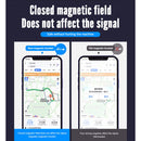 R-JUST CZ04 15W Rotatable Magnetic Car Wireless Charger Phone Holder for iPhone 12 / 13 Series(Black)
