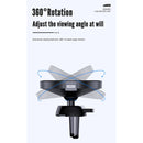 R-JUST CZ04 15W Rotatable Magnetic Car Wireless Charger Phone Holder for iPhone 12 / 13 Series(Black)