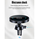 R-JUST CZ04 15W Rotatable Magnetic Car Wireless Charger Phone Holder for iPhone 12 / 13 Series(Black)