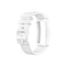 For Fitbit Inspire HR / Ace 2 Silicone Smart Watch Watch Band(White)