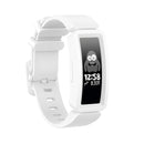 For Fitbit Inspire HR / Ace 2 Silicone Smart Watch Watch Band(White)