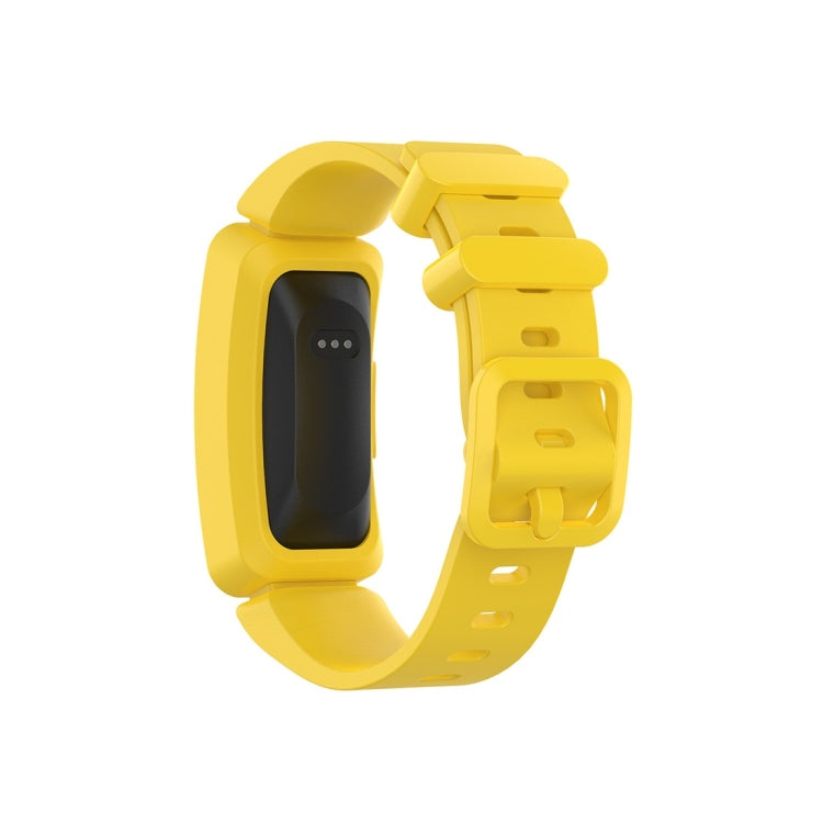 For Fitbit Inspire HR / Ace 2 Silicone Smart Watch Watch Band(Yellow)