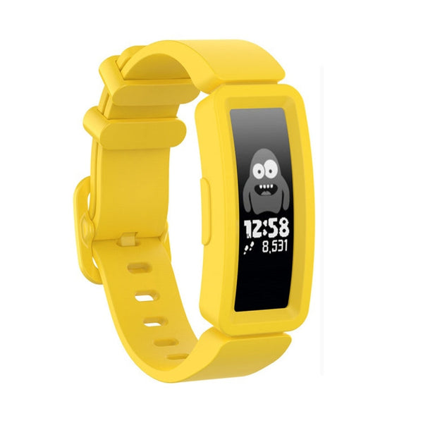 For Fitbit Inspire HR / Ace 2 Silicone Smart Watch Watch Band(Yellow)