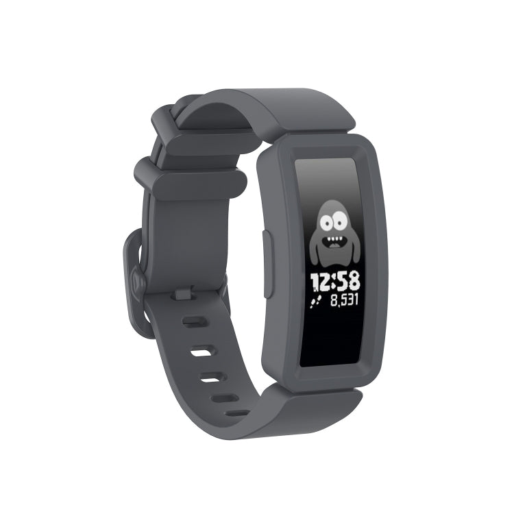 For Fitbit Inspire HR / Ace 2 Silicone Smart Watch Watch Band(Grey)