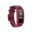For Fitbit Inspire HR / Ace 2 Silicone Smart Watch Watch Band(Wine Red)