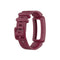 For Fitbit Inspire HR / Ace 2 Silicone Smart Watch Watch Band(Wine Red)
