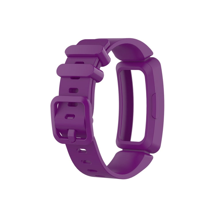 For Fitbit Inspire HR / Ace 2 Silicone Smart Watch Watch Band(Purple)