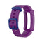 For Fitbit Inspire HR / Ace 2 Silicone Smart Watch Watch Band(Purple + Blue Buckle)