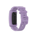 For Fitbit Inspire HR / Ace 2 Silicone Smart Watch Watch Band(Light Purple)