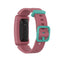 For Fitbit Inspire HR / Ace 2 Silicone Smart Watch Watch Band(Red + Green Buckle)
