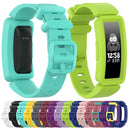For Fitbit Inspire HR / Ace 2 Silicone Smart Watch Watch Band(Black)