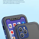 Skin Feel 360 Degrees Full Package PC + TPU Combination Phone Case For iPhone 12 Pro Max(Black)