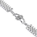 For Samsung Galaxy Watch4 40mm/44mm Five-bead Stainless Steel Watch Band(Silver)