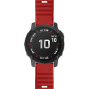 For Garmin Fenix 6 22mm Silicone Smart Watch Watch Band(Red)